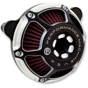 PERFORMANCE MACHINE (PM) Max HP Air Cleaner Kit Harley Davidson FLHR / FLHRC 1340-1800cc 93-13
