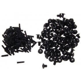 Plastic rivet clips M8 100pcs