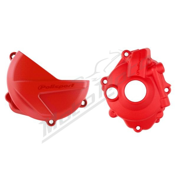 Polisport set of shields for clutch, alternator and water pump Honda CRF 250 18-23