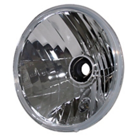 SHIN YO H4 Headlight Insert, Symmetrical Prismatic Reflector With Clear Glass, 7 "