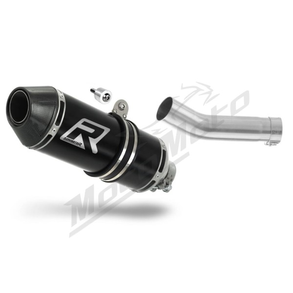 Triumph STREET TRIPLE 675 R / S / RS 2013-2016 Dominator Exhaust Silencer Muffler HP3 BLACK + dB killer