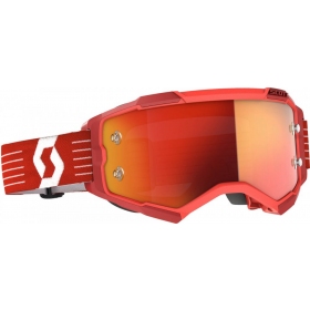 Off Road Scott Fury Red Goggles (orange lens)