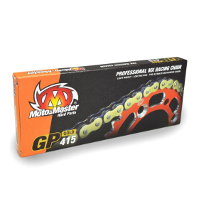 MOTO-MASTER 415 GP Chain Gold 134 Links Cobra Moto / Gas Gas / Husqvarna / KTM 50-65 06-26