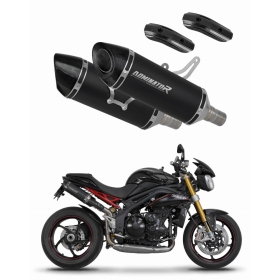 Triumph Speed Triple 1050 2011-2016 Exhaust Silencer Muffler HP8 BLACK + dB killer