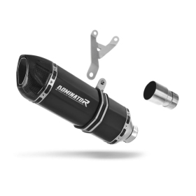 Piaggio MP3 500 Exhaust Silencer Muffler HP1 BLACK + dB killer