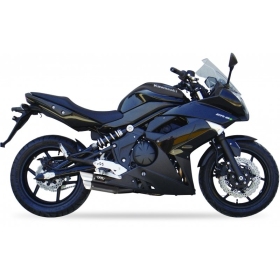 IXIL Dual Hyperlow L3XB Silencer Stainless Steel Black / Aluminium - Kawasaki ER-6 2006-2014 XK7351XB