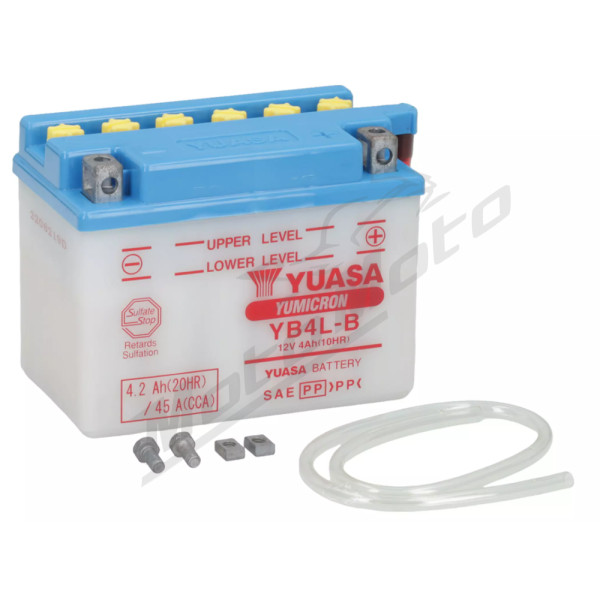 Akumuliatorius YUASA YB4L-B 12V 4Ah (be rūgšties pakuotės)