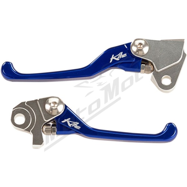 KITE Clutch and Brake Levers Blue Kawasaki KX / Yamaha YZ 125/450 08-20