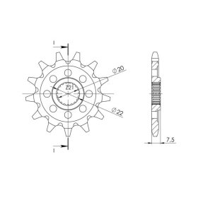 Supersprox Front sprocket 1323.12