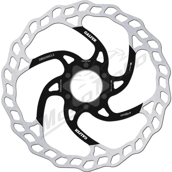 GALFER Fixed Disc Wave® Center-Lock ø180 mm