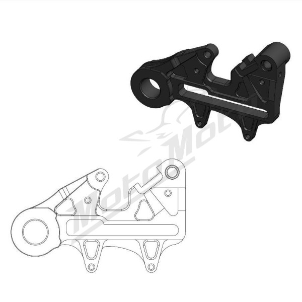 MOTO-MASTER Rear Brake Caliper Adaptor 240mm Gas Gas / Husqvarna / KTM 125-501 23-26