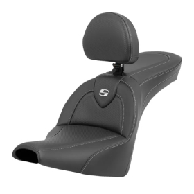 SADDLEMEN Roadsofa Carbon Fiber Seat With Backrest Harley Davidson FXBB / FXBBS / FXST 1750-1923 18-25