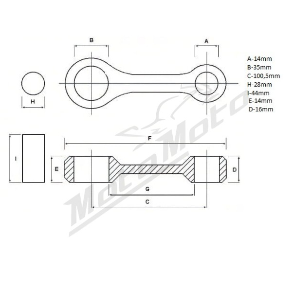 Namura švaistiklis Yamaha / Beta / Rieju / Hm Moto / Fantic 125cc 06-21