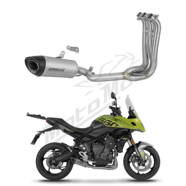 Dominator Full Exhaust System Collector Silencer Titanium HP8 + dB killer Triumph Tiger Sport 660 2025->
