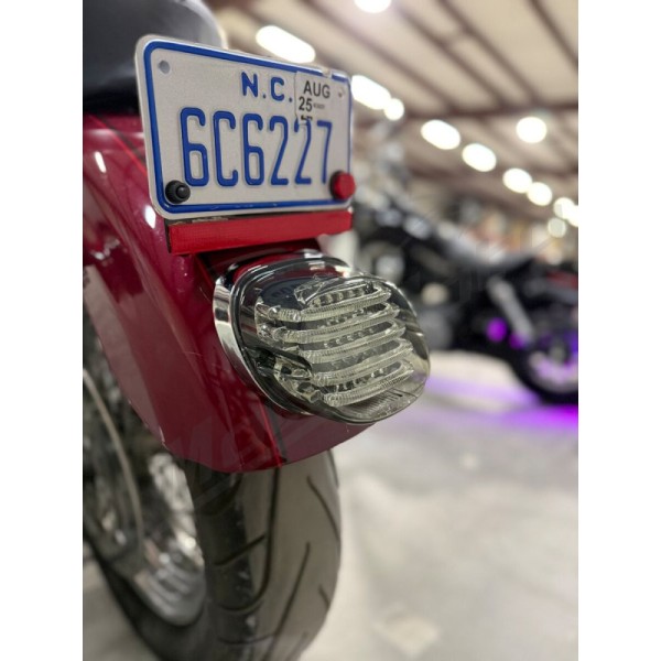 CUSTOM DYNAMICS ProBEAM® Low-Profile LED Taillight Kit Harley Davidson FLD / FLDE 883-1977cc 96-24