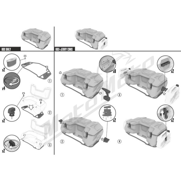 Tesseract Transportbox 120L Can Am Outlander 500/700 G3 2024