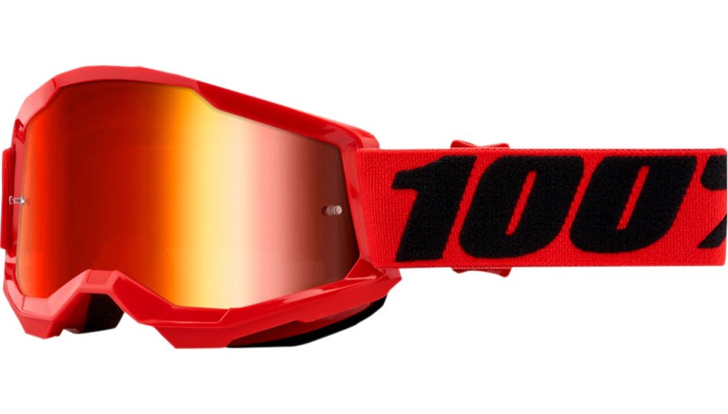 Vaikiški krosiniai 100% Strata 2 Junior akiniai (Veidrodinis stikliukas)