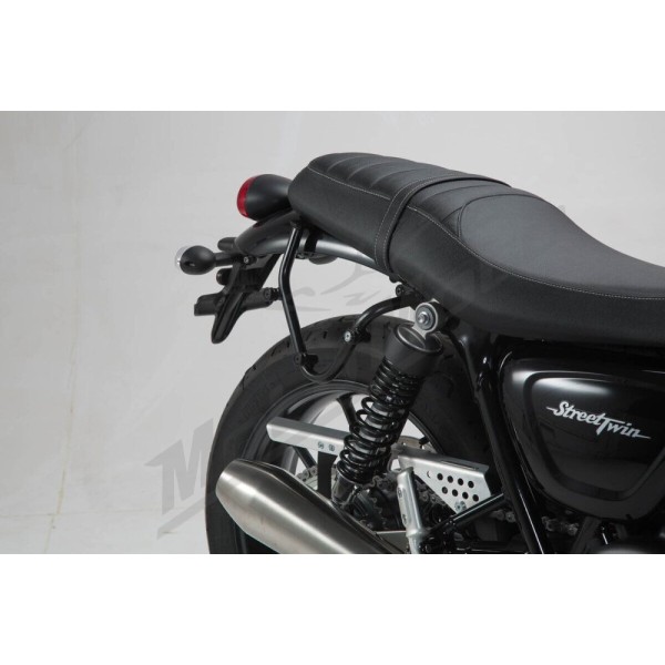 SW-MOTECH Legend Gear LC1 Side Bag System Black Edition Triumph Speed Twin / Street Cup / Street Twin 900 16-24