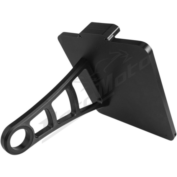 HEINZ BIKES Side Mount License Plate Holder w/Plate Lights 180x200mm Harley Davidson XL / XR 883/1200 05-22 