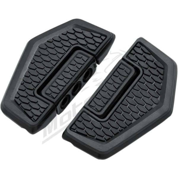 KURYAKYN Hex Folding Floorboard Black Harley Davidson FLDE / FXBB / FXDX / FXWG / XL / XLH 883/1923 84-25
