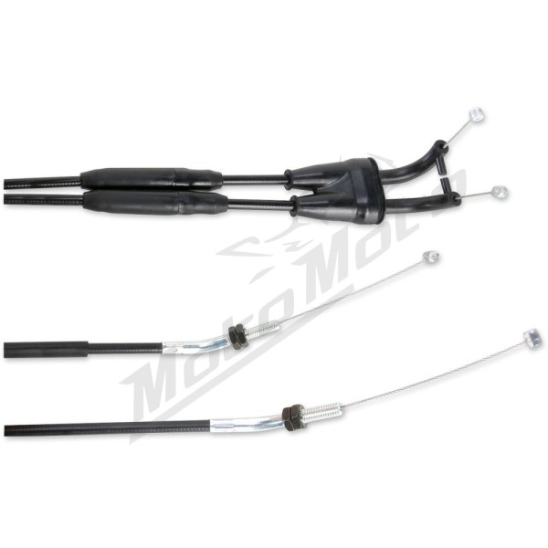 MOOSE OFFROAD Black Vinyl Throttle Cable Husqvarna SM R / TC / TE / TXC 250-610cc 05-10