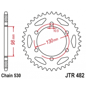 Rear sprocket JTR482