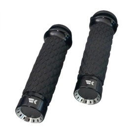 KHROME WERKS Turbine Grips 25,4mm Harley Davidson FLDE / FLFBS / FLHC / FLHR / FLHT / FLHX / FLSL / FLSTN / FLTRX / FXBR 1584-1923 08-25