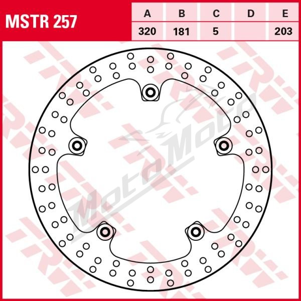 TRW Brake disc front fixed BMW K 1300-1600 07-18
