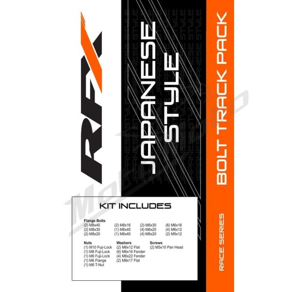 RFX Race Series Bolts and Nuts Track Pack