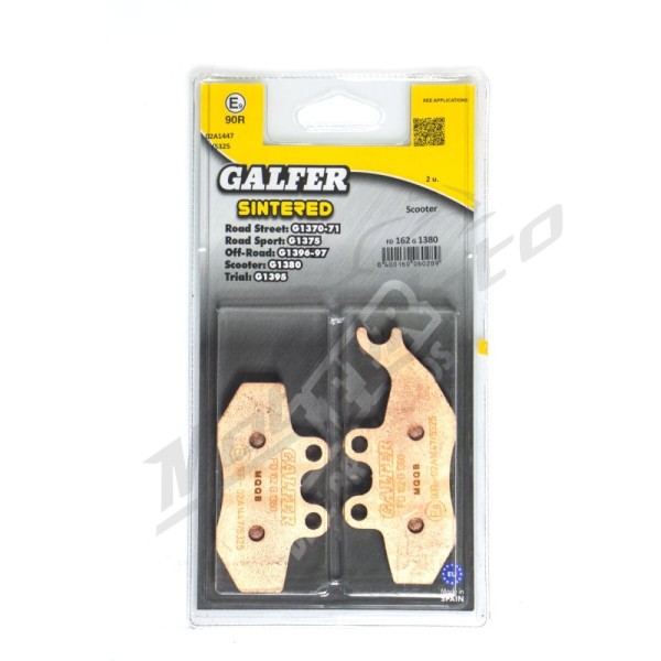 GALFER HH Sintered Brake Pads AJP / Aprilia / Benelli / Beta / CPI / Derbi / Gas Gas 50-400cc 93-25
