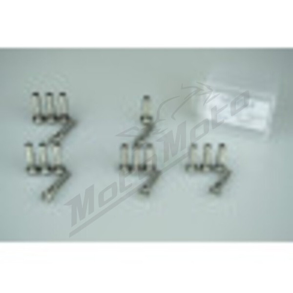 SCAR Front End Bolt Kit 18pc. Titanium Yamaha YZ 125-250cc 23-25
