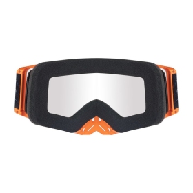 AMOQ Aster Motocross / Snow Goggles Black / Orange (Mirrored Lens)