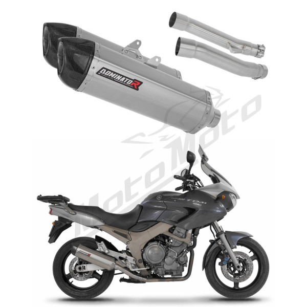 Dominator Exhaust Silencer Muffler HP1 + dB killer Yamaha TDM 900 02-13
