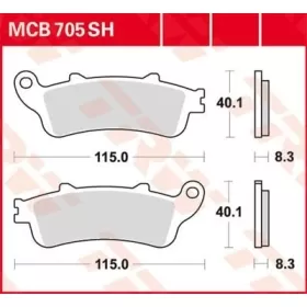 TRW SH Series Sindered Rear Brake Pads Honda CB / CBR / NT / ST / VFR / VT / XL 650-1800cc 98-17