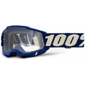 OFF ROAD 100% Accuri 2 Deepmarine Goggles (Clear Lens)