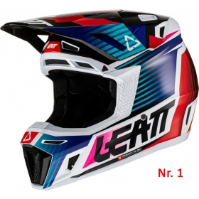 Krosinis šalmas Leatt Moto 8.5 V22 Composite + akiniai