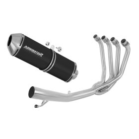 Suzuki GSF 650 BANDIT N / S 2007-2016 Full Exhaust System Collector Silencer OVR BLACK + dB killer