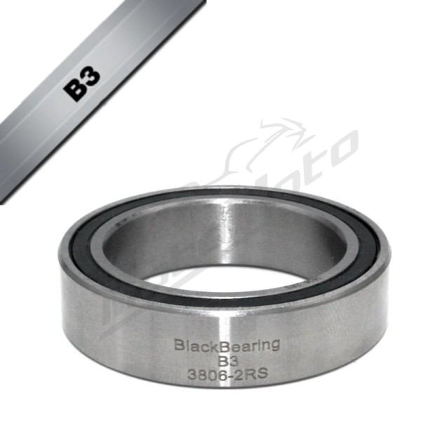 BLACK BEARING B3 Bearing 30x42x10 mm 3806-2RS