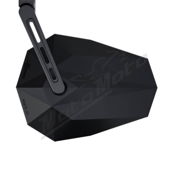 HIGHSIDER pro Bar End Mirror Stealth-X5 EVO Aprilia / Benelli / BMW / DERBI / Harley Davidson / Honda / Kawasaki / KTM / Moto Guzzi / Suzuki / Yamaha 125-1200cc 04-25 (1pc)