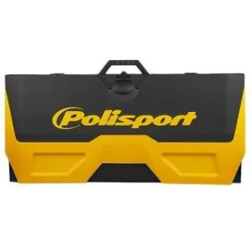 Polisport sulankstomas motociklo stovas-kilimėlis 180x99cm Geltona