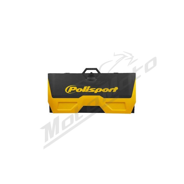 Polisport foldable bike stand-mat 180cm x 99cm Yellow
