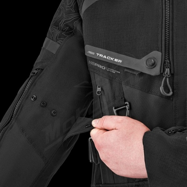 Shima TRACKER Men Textile Jacket Black