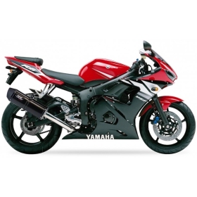 IXIL Hexoval Xtrem nerūdijančio plieno juodas / aliuminio juodas duslintuvas Yamaha YZF 600 R-6 2003-2008 OY9053VSEB