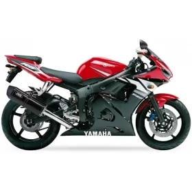 IXIL Hexoval Xtrem nerūdijančio plieno juodas / aliuminio juodas duslintuvas Yamaha YZF 600 R-6 2003-2008 OY9053VSEB