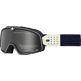 100% Barstow Denim Goggle (Smoked Lens)