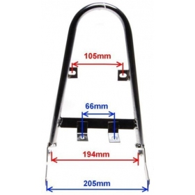 Universal backrest 350x205mm