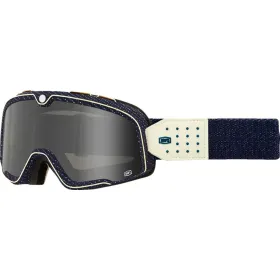 100% Barstow Denim Goggle (Smoked Lens)