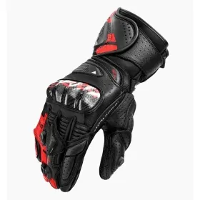 Shima RS-3 Vyriškos odinės pirštinės Juoda/Raudona