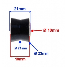 Metal / rubber bushing 21/23x10x21