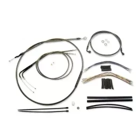 MAGNUM SHIELDING Sterling Chromite Cables / Lines Kit 38/43cm Harely Davidson FLTRK / FLTRU / FLTRX / FLTRXSE 1750/1923 17-20